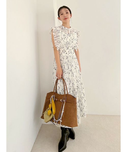 00サイズあり】Sustainableフリルワンピース(507805772)｜阪急百貨店