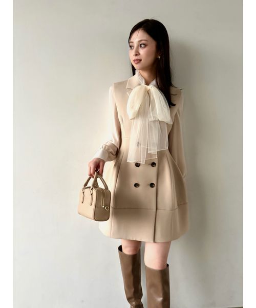 コンストラクトミニワンピース　snidel コンストラクトミニワンピース(507805776)｜阪急百貨店公式通販