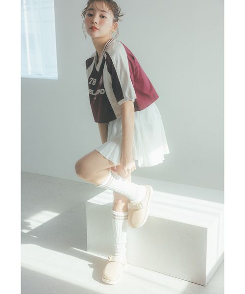 【新品未使用】SNIDEL Sustainableシアーイレヘムスカショーパン Sustainableシアーイレヘムスカショーパン(ショートパンツ