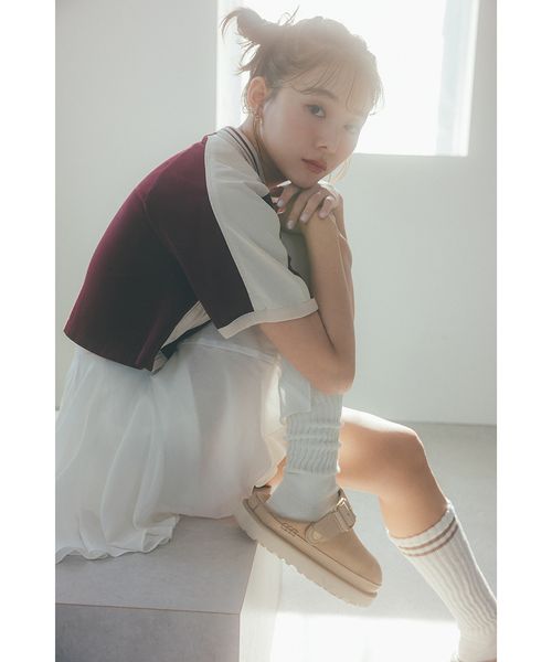 【新品未使用】SNIDEL Sustainableシアーイレヘムスカショーパン Sustainableシアーイレヘムスカショーパン(ショートパンツ