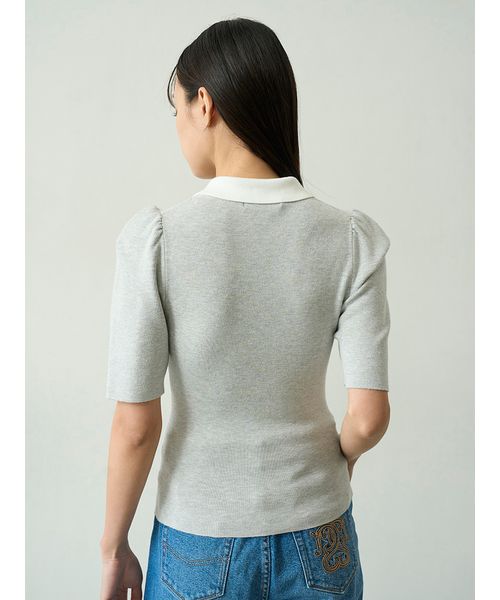 snidel スナイデル ラッフル刺繍ニットプルオーバー ラッフル刺繍ニットプルオーバー(ニット)｜トップス｜SNIDEL
