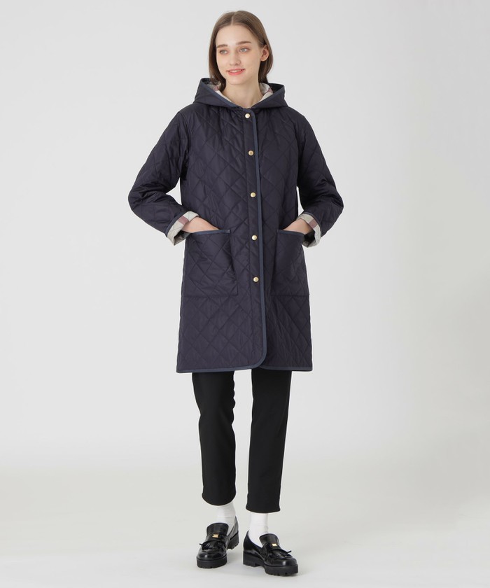極美品✨ブルーレーベルクレストブリッジ ロングコート Aライン