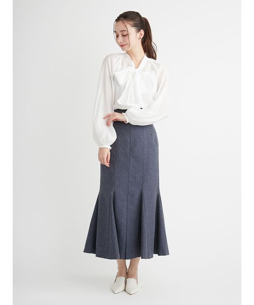 ビッグリボンセミシア―ブラウス(507810695)｜阪急百貨店公式通販