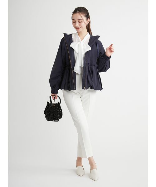CELFORD ビッグリボンセミシア―ブラウス SAX ビッグリボンセミシア―ブラウス(ブラウス・シャツ)｜TOPS