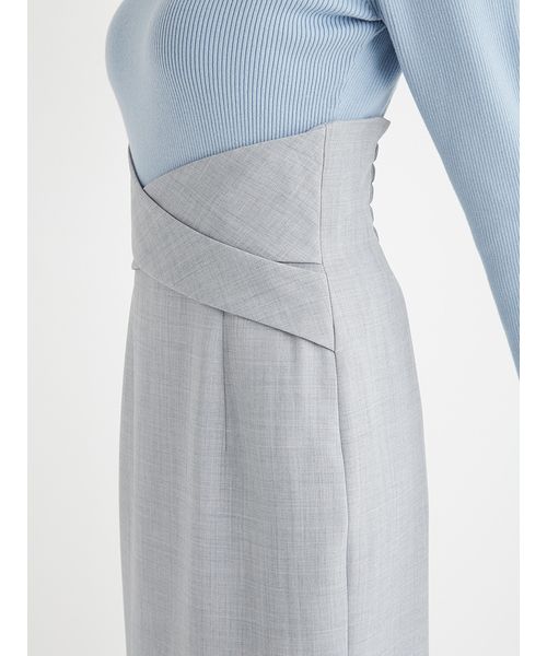 ウエストクロスデザインタイトスカート(507810717)｜阪急百貨店