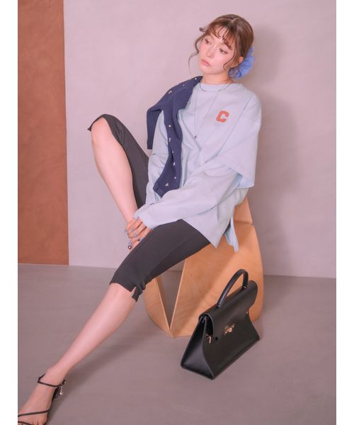 FRAY I.D フレイ アイディー パンツ サイドスリットバイカーショーツ サイドスリットバイカーショーツ(ショート・ハーフパンツ