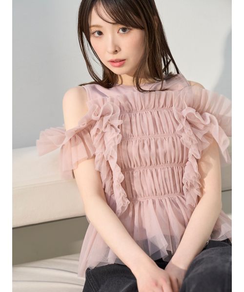 Fray.i.d チュールコンビ2wayトップス チュールコンビ2wayトップス(507811969)｜阪急百貨店公式通販