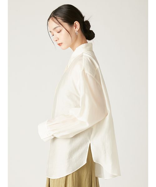 【本日削除‼️】新品 フレイアイディー　カシュクール2wayシアーオーバーシャツ カシュクール2wayシアーオーバーシャツ(シャツ)｜トップス｜FRAY