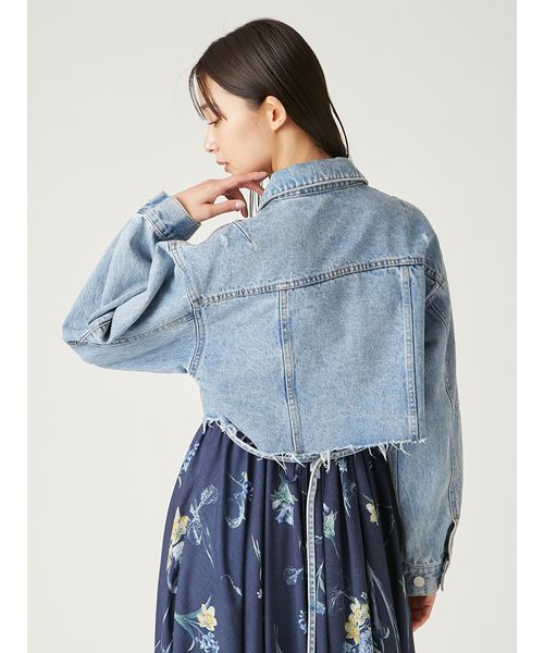 クロップドデニムジャケット(507811977)｜阪急百貨店公式通販