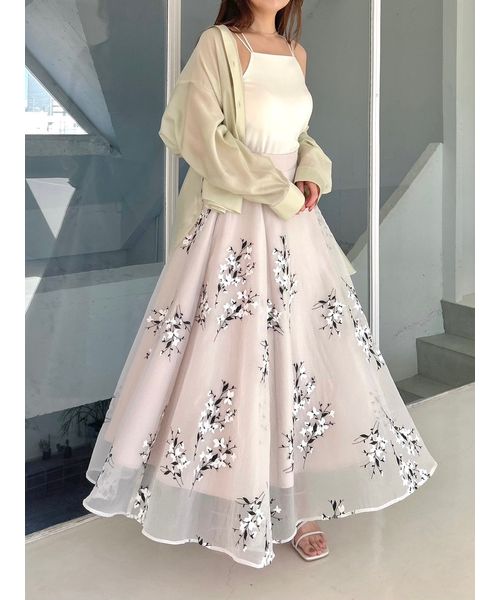 FRAY I.D｜シアーマグノリアスカート | Rakuten Fashion(楽天
