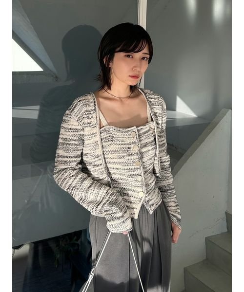 ミックスヤーンボレロキャミアンサンブル(507812918)｜阪急百貨店公式 