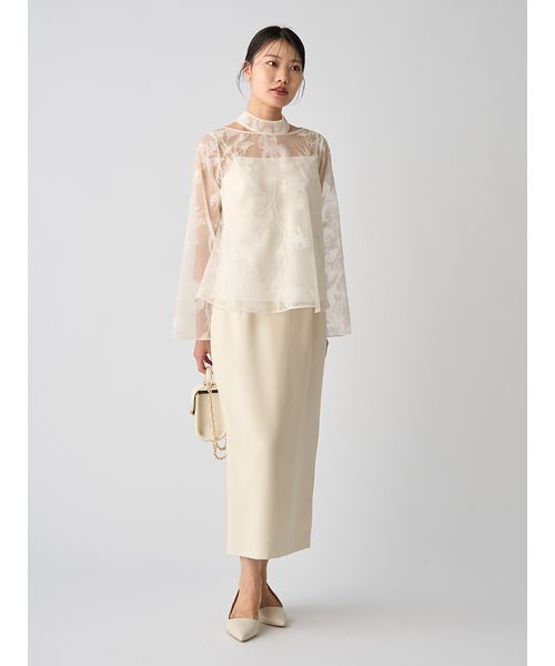 セルフォード ウエストクロスデザインタイトスカート ウエストクロスデザインタイトスカート(507810717)｜阪急百貨店