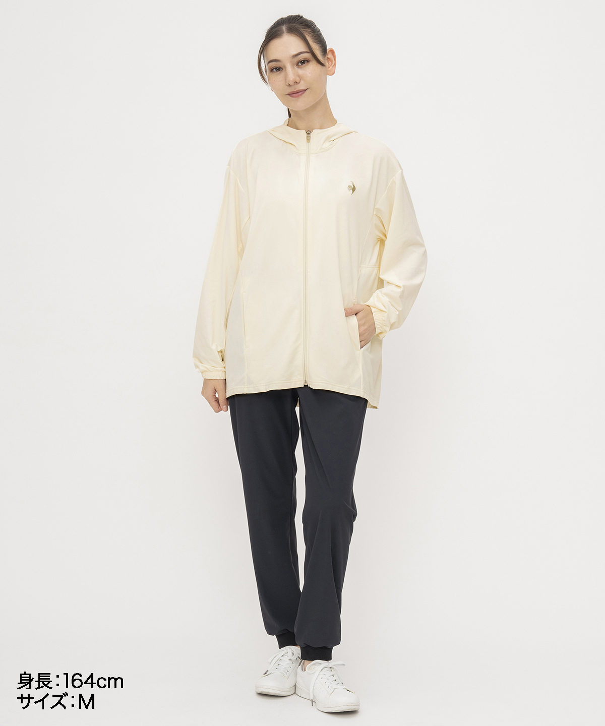 パーカー ルコックスポルティフ  接触冷感UVシャツパーカー レディース ルコックスポルティフ le coq sportif 接触冷感UVシャツパーカー
