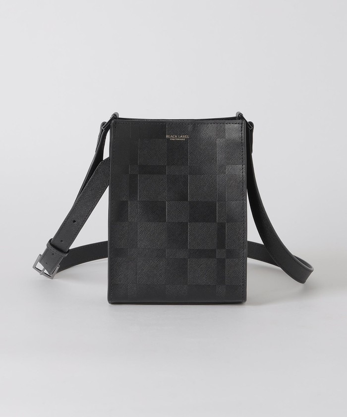 BLACK LABEL エンボスチェックスクウェアサコッシュ エンボスチェックスクウェアサコッシュ（バッグ）｜BLACK LABEL