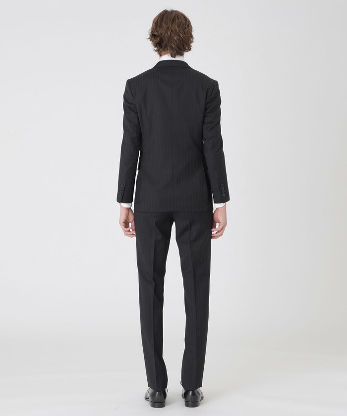 トーナルブルーシャドーブラックストライプスーツ(507802550)｜HANKYU