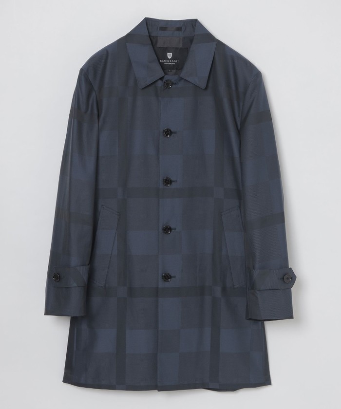 シャドーチェックライトウェイトステンカラーコート(507811506