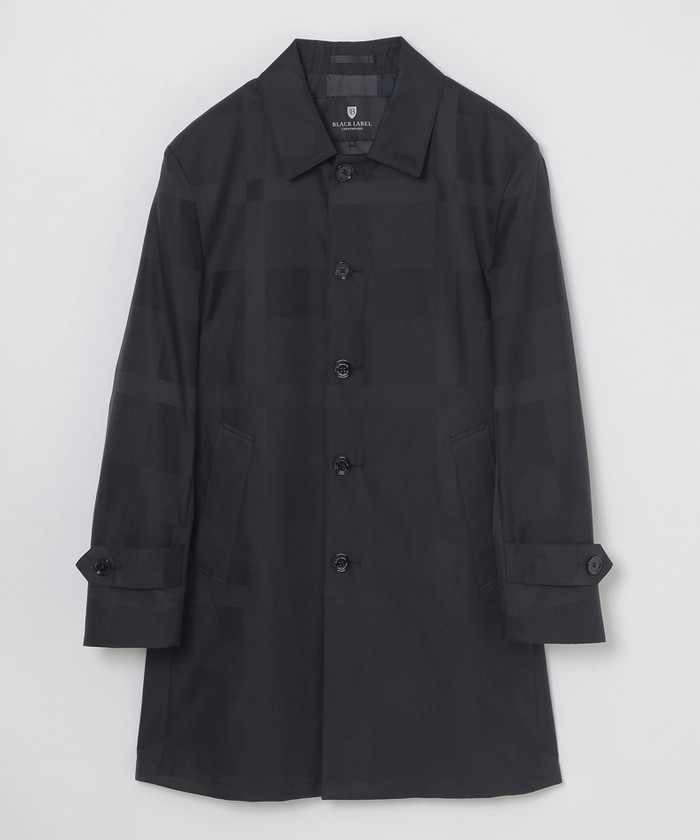 endalence ウールシャドウチェックコート JAPAN LIMITED