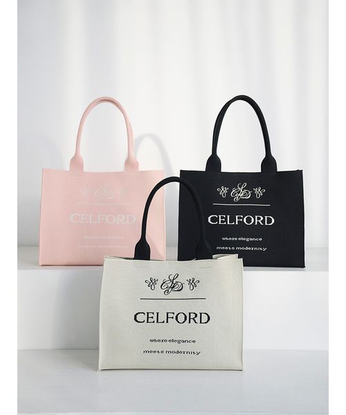 CELFORD カリグラフィーロゴバッグ　完売 カリグラフィーロゴニットバッグ(507828862)｜阪急百貨店公式