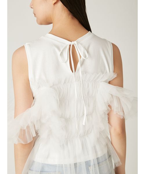 新品★FRAY I.D チュールコンビ2wayトップス チュールコンビ2wayトップス(507811969)｜阪急百貨店公式通販