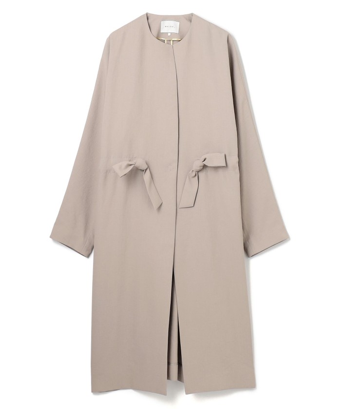 BEIGE ベイジ　ドロスト付きスプリングコート ロングセラー・新色追加】PORDIC / ドロスト付きロングスプリング