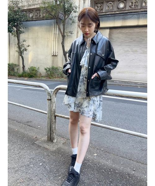 SNIDEL バリエミドルブルゾン バリエミドルブルゾン(507805770)｜阪急百貨店公式通販サイト