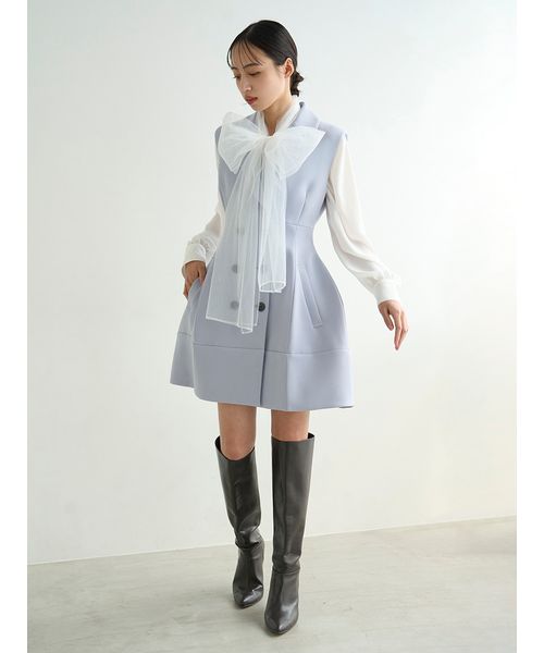 コンストラクトミニワンピース/snidel セール】コンストラクトミニワンピース（ワンピース）｜SNIDEL