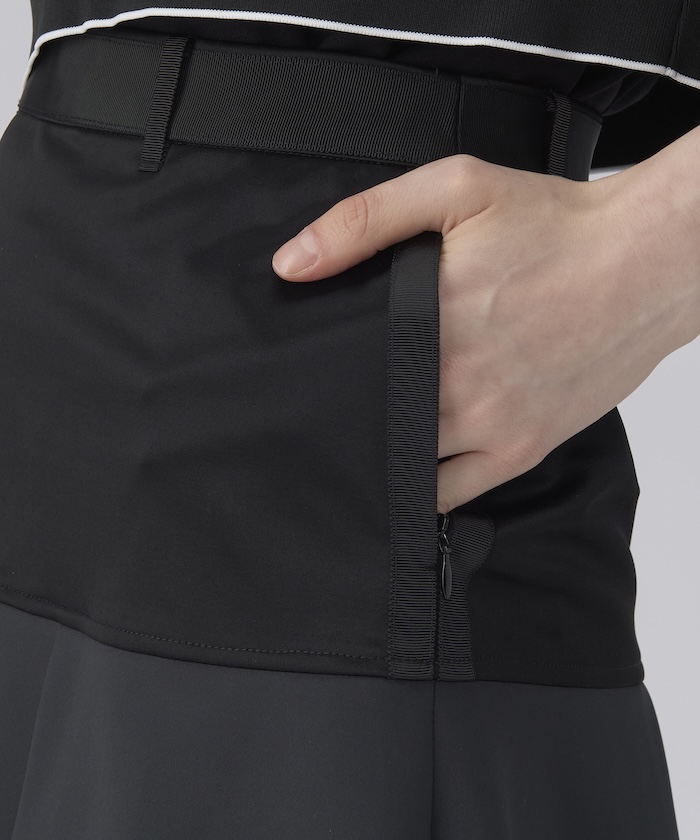 ランバン スポール LANVIN SPORT カラーブロックスカート