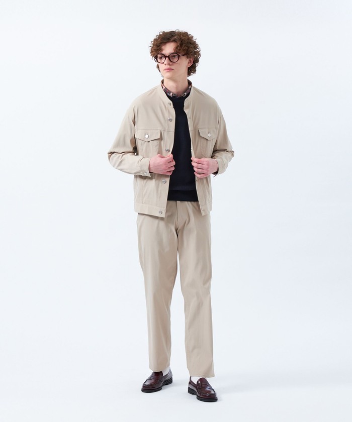 25ss正規品新品 MARK&LONA スタンドカラージャケット 46 25ss正規品