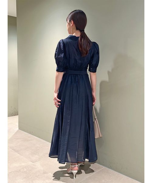 00サイズ/WEB限定カラーあり】カシュクールシャツワンピース