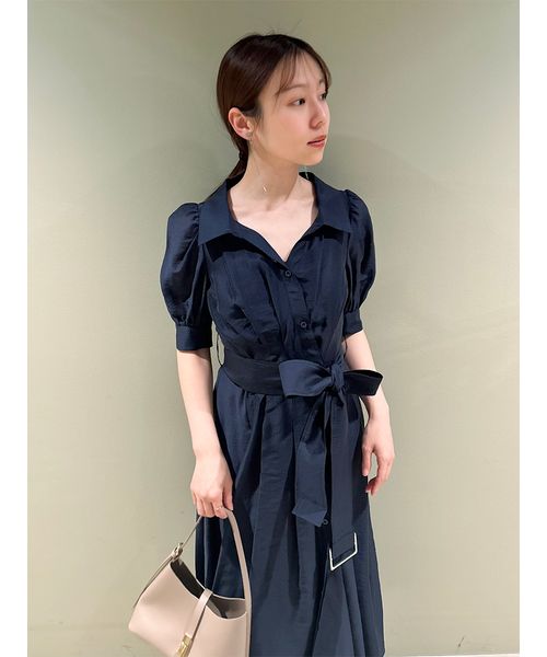 ちいです！スナイデル　カシュクールシャツワンピース 00サイズ/WEB限定カラーあり】カシュクールシャツワンピース