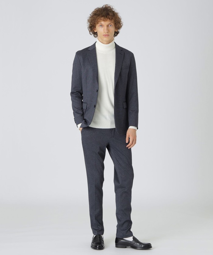 一部店舗限定】メランジツイルプリントジャージートラウザーズ