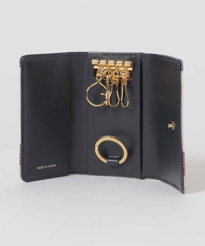 クレストブリッジチェックPVCキーケース(507773268)｜阪急百貨店公式