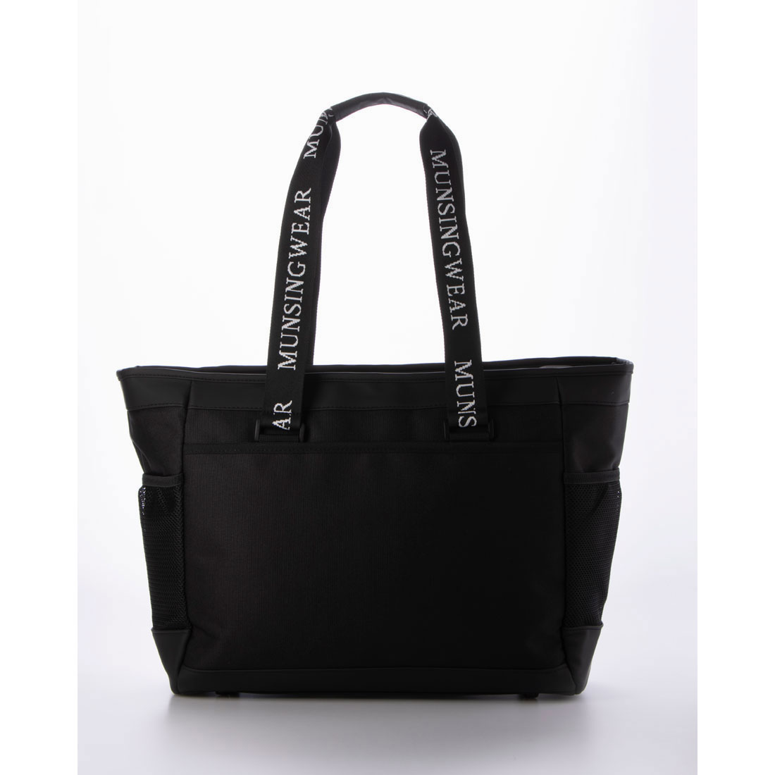 Munsingwear ブラックトートバッグ Munsingwear ファブリックカートバッグ -デサントストア