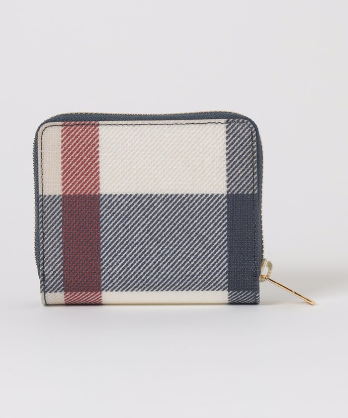 クレストブリッジチェックPVC二つ折り財布(507773267)｜阪急