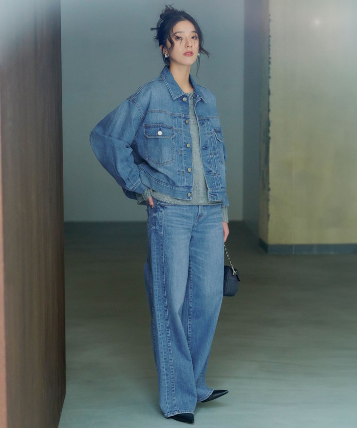 Oggi3月号掲載/RED CARD TOKYO×23区】ショート丈 デニム (507857075