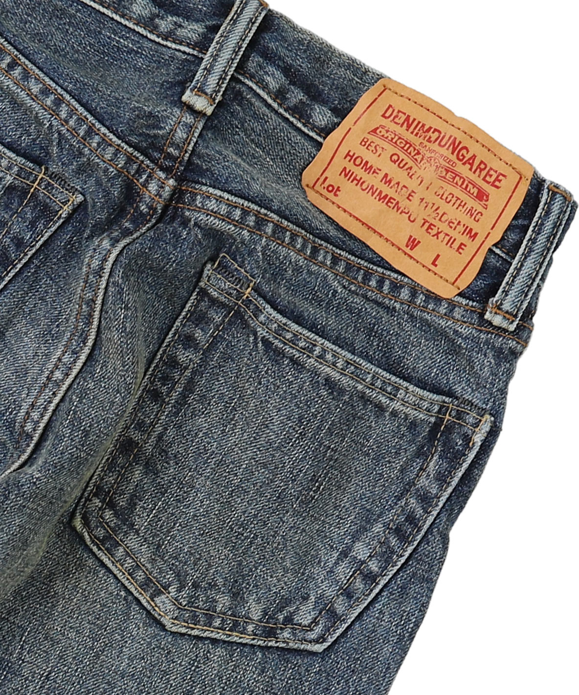 ぴっぴどん 未使用 デニム&ダンガリー 12oz  MADEデニム デニムダンガリー DENIM DUNGAREE 12oz HOME MADE D(507863043
