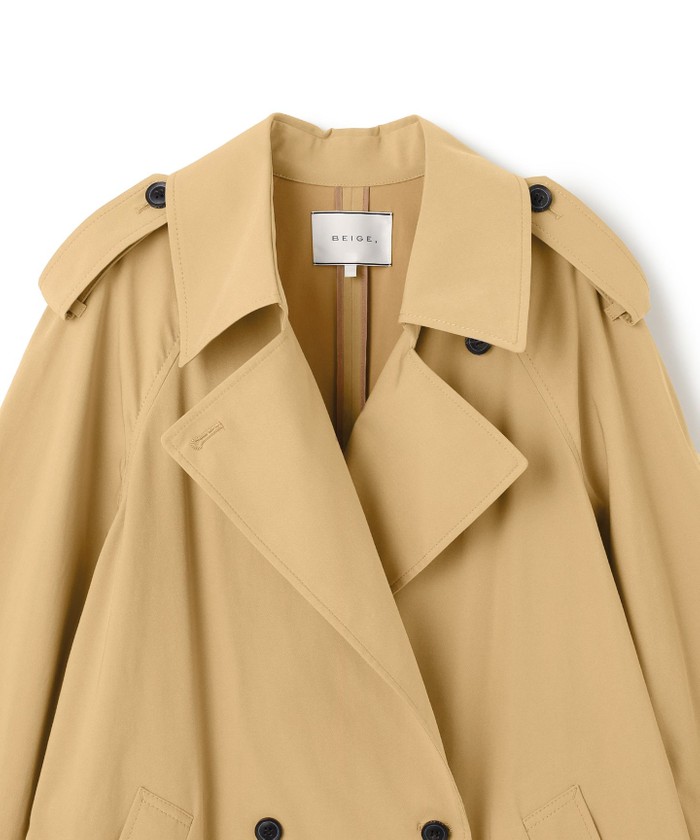 AMAIL Bulkypipingtrenchcoat トレンチコート IBERIS / オーバーサイズトレンチコート(507851164)｜阪急百貨店
