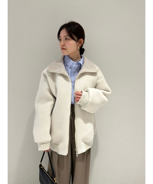 タグ付き✨MOUNTEN. リーフカモ ボアセーラーフーディリバーシブルブルゾン タグ付き✨MOUNTEN. リーフカモ ボアセーラーフーディ