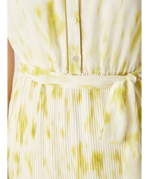 フレイ アイディー] ステンカラープリーツプリントワンピ FWFO251077  