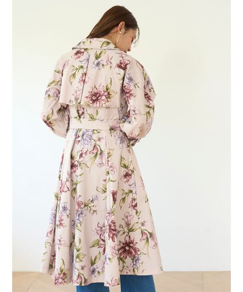 スナイデル　フラワードレス トレンチコート SNIDEL トレンチコート コート フラワードレストレンチコート