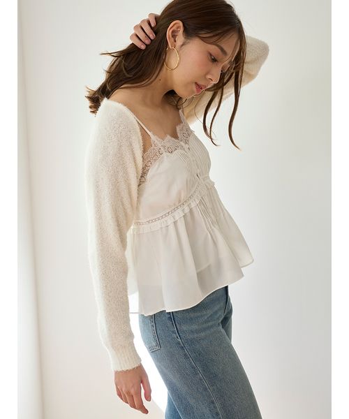ボレロ×レースキャミセットアップ(507856849)｜阪急百貨店公式