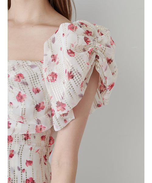 ベル　シフォンワンピース MARLENE JOBERT（マルレーヌ ジョベル）の「セレモニー シフォン