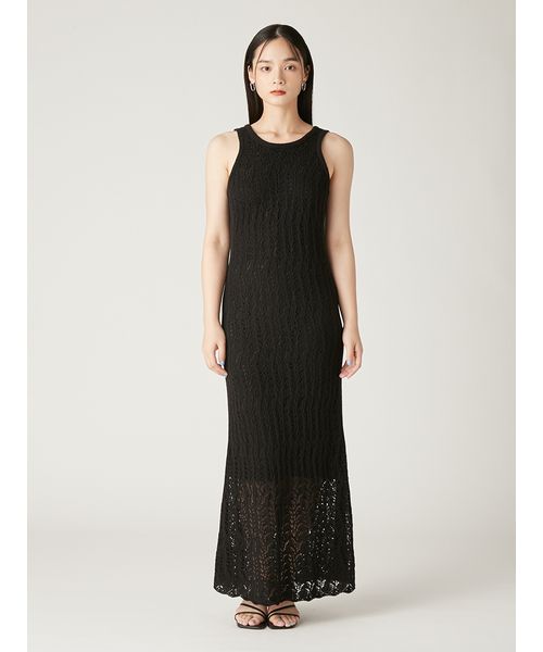 [美品]FRAY I.D/ＥＣＯＶＥＲＯアメスリニットコンビワンピース FRAY I.D（フレイアイディー）の「ECOVEROアメスリニット