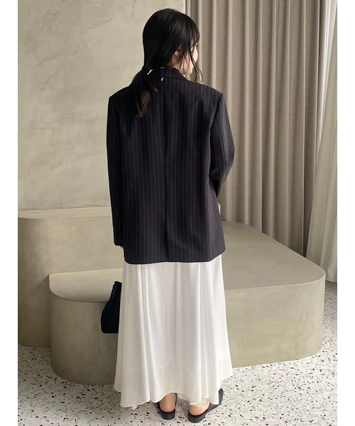 ドライタッチワイドショルダージャケット(507913630)｜阪急