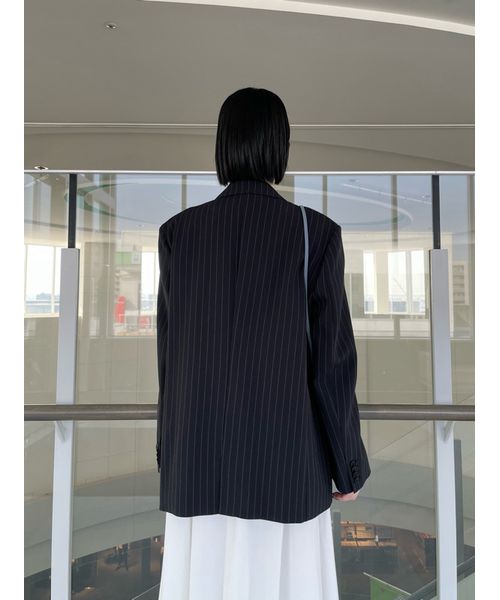 ドライタッチワイドショルダージャケット(507913630)｜阪急