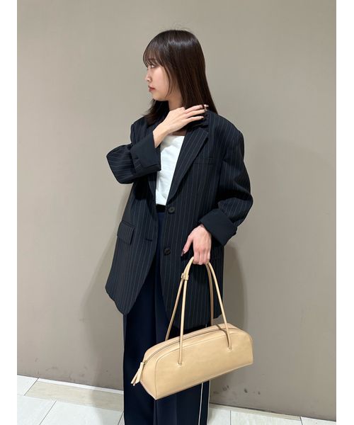Mila Owen｜ドライタッチワイドショルダージャケット | Rakuten