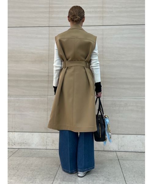 ザリラクス　バルカラーロングベスト THE BAL COLLAR COAT - WUNDER