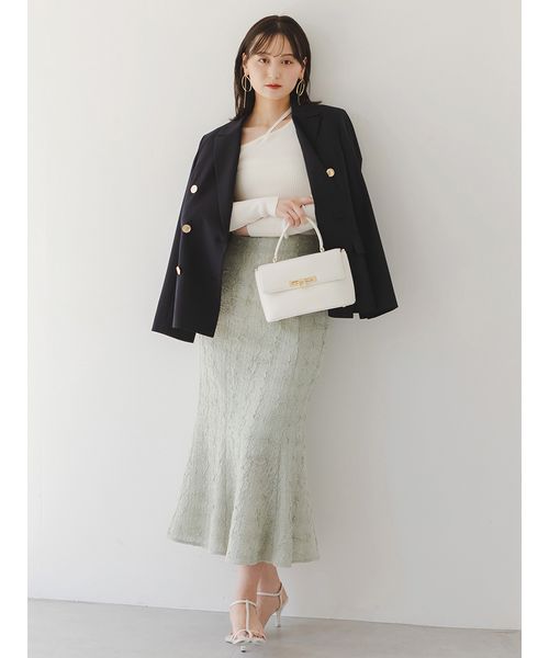 SNIDEL アシメデザインニット アシメトリーデザインニット(ニット)｜トップス｜SNIDEL