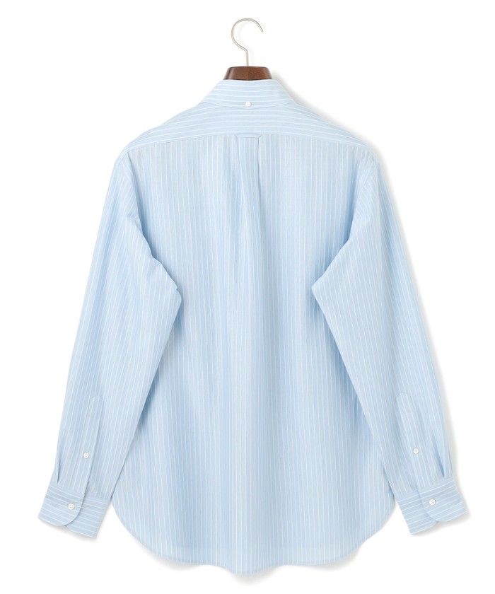 KANEMASA JERSEY】ストライプジャージ ボタンダウンシャツ / J