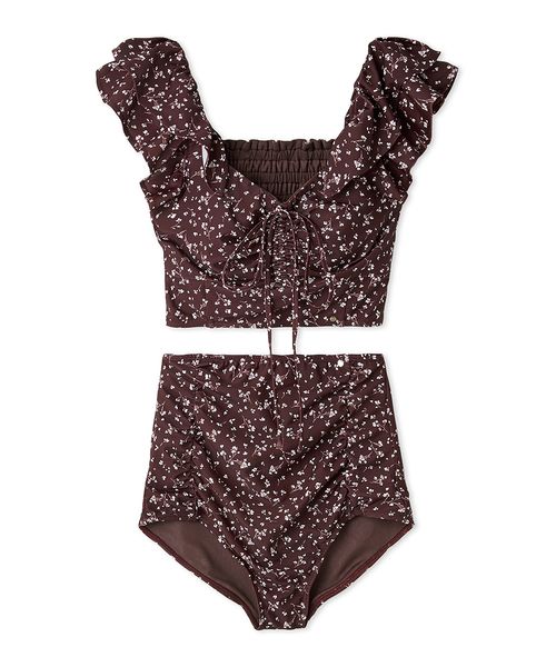 フリルブラウスセパレートスイムウェア(507911016)｜阪急百貨店